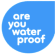 are you waterproof logo